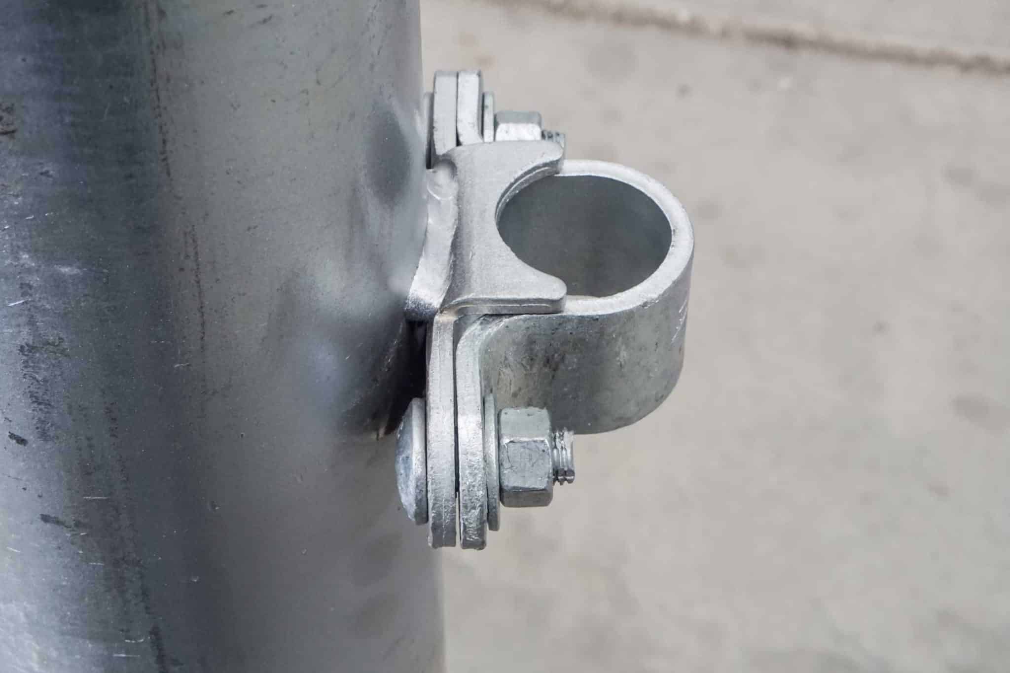 TSBP25HD---Welded---Side Side View Of Weld-On Top Saddle & Backing Plate